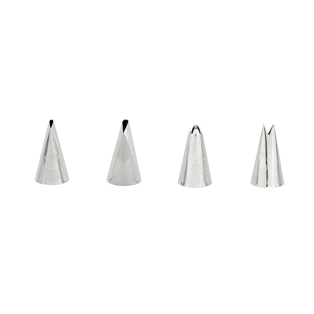 Petal & Flower Decorating Tip Set 4pc (cs)