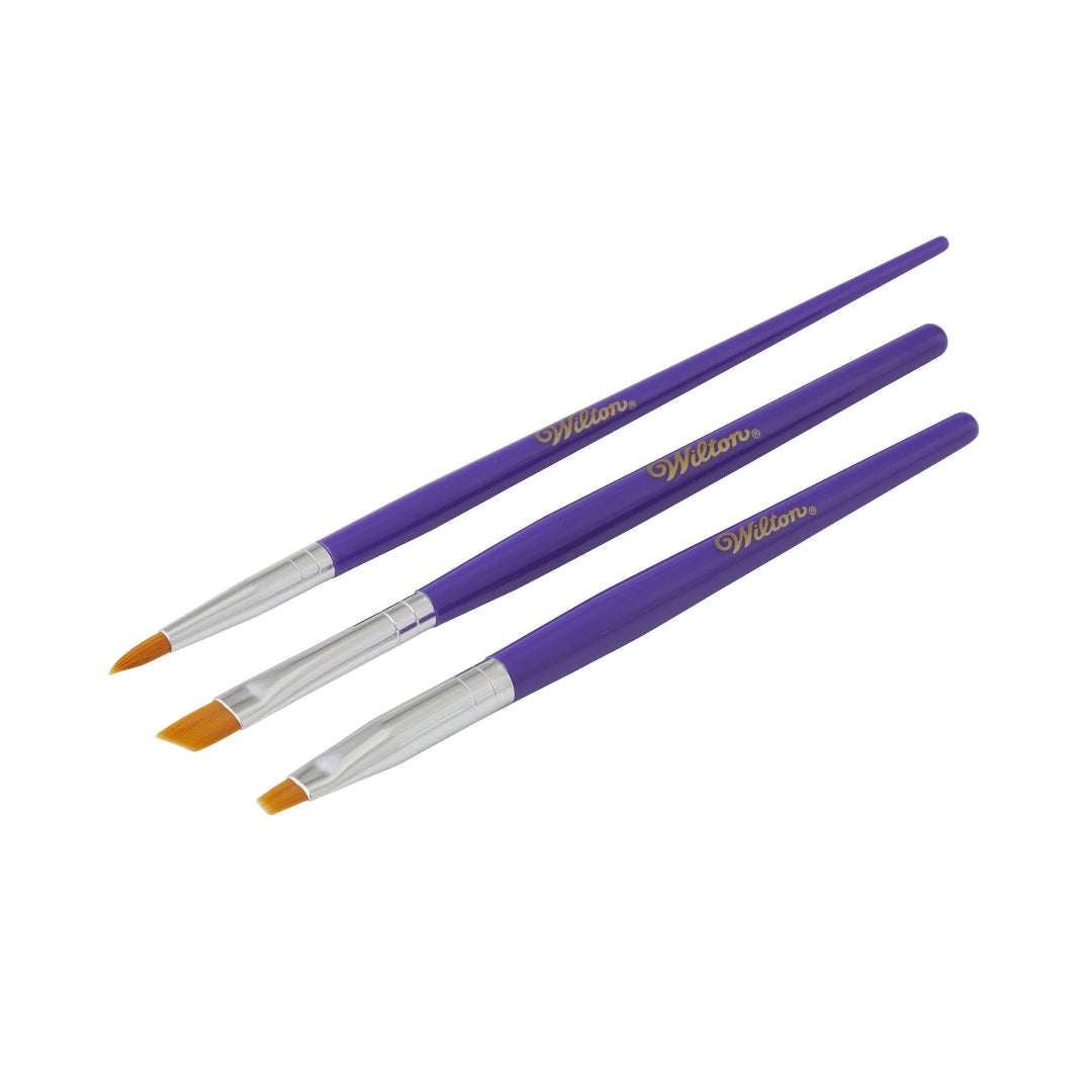 Cake & Cookie Decorating Brush Set 3pc