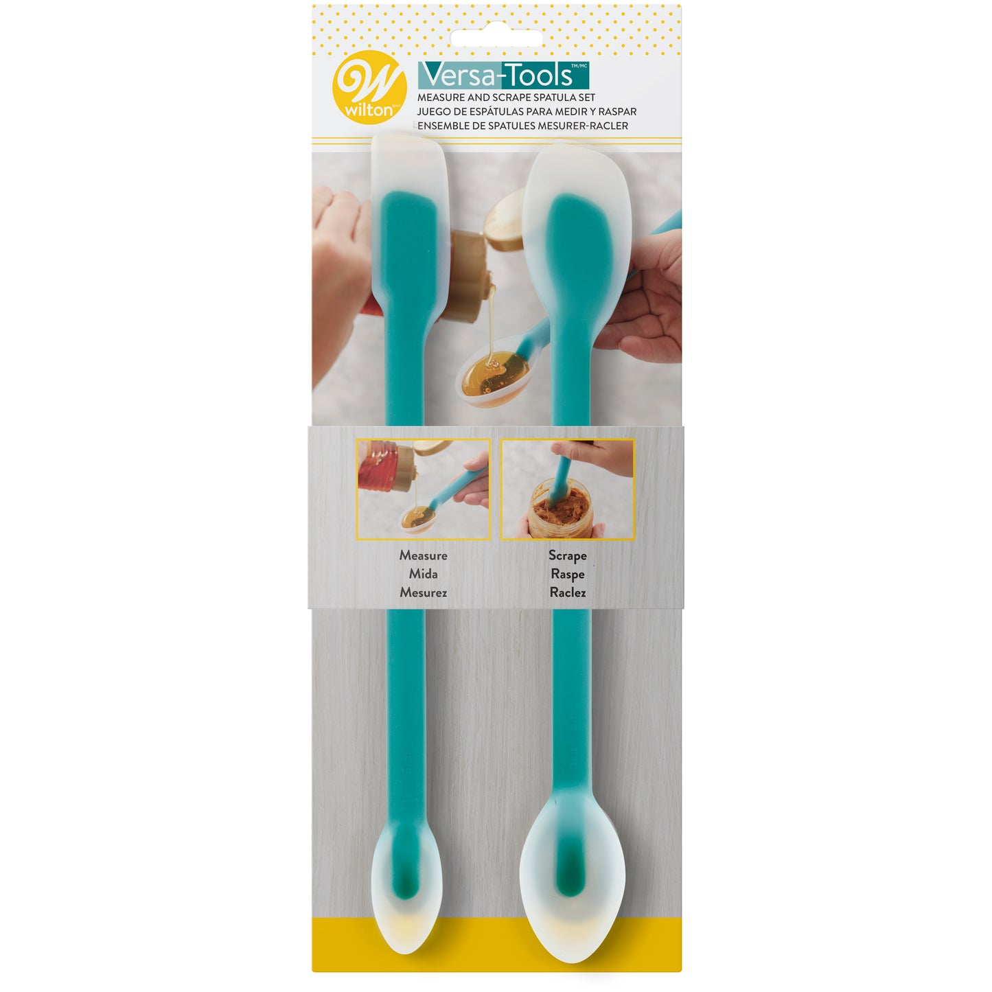 Scrape and Measure Spatula 2pc