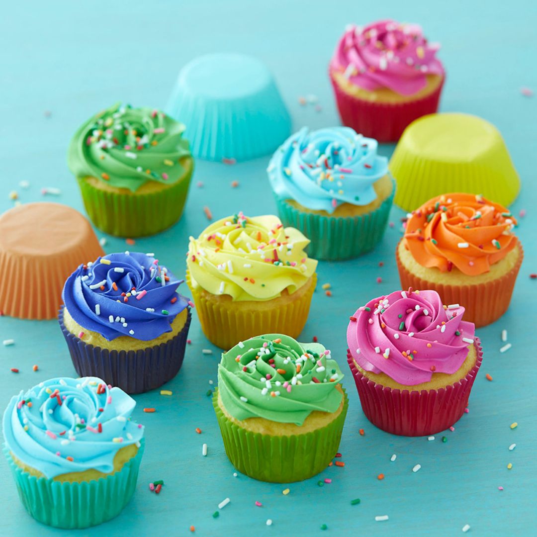 Std Baking Cups- Rainbow Brights 300ct