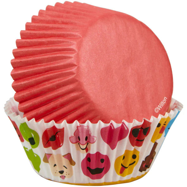 Std Baking Cups- Smiling Emoji 75ct