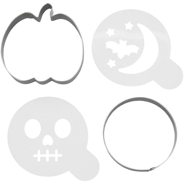 Cookie Cutter and Stencil Pumpkin Circle 4ct