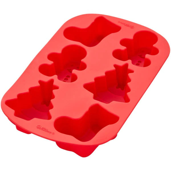 Silicone Mould - Stocking, Boy & Tree