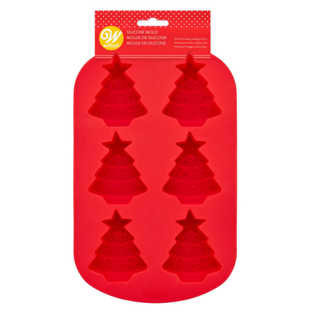 Silicone Mould - Xmas Tree 6cav