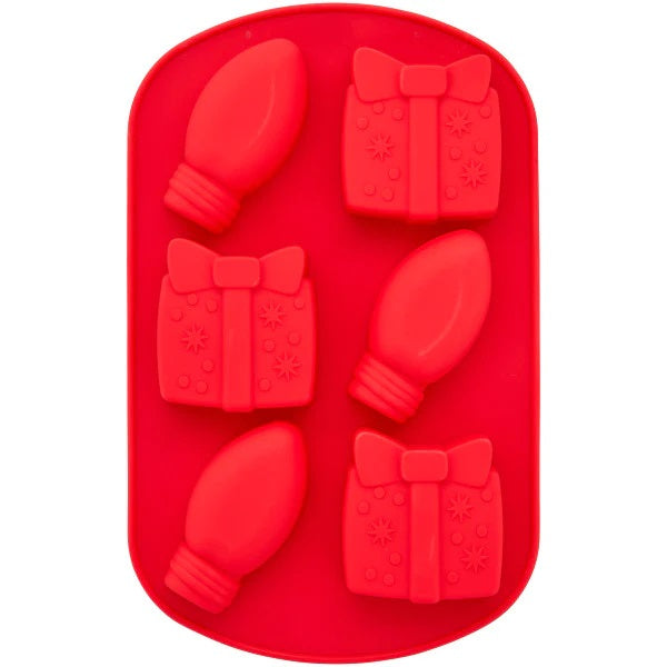Silicone Mould - Lightbulb & Gift