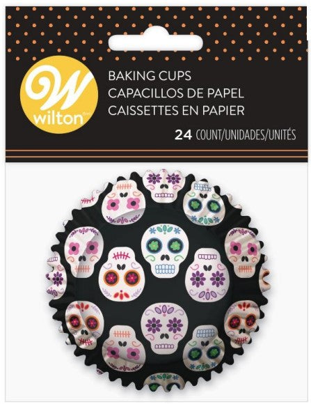 Std Baking Cup- Day of the Dead 24ct