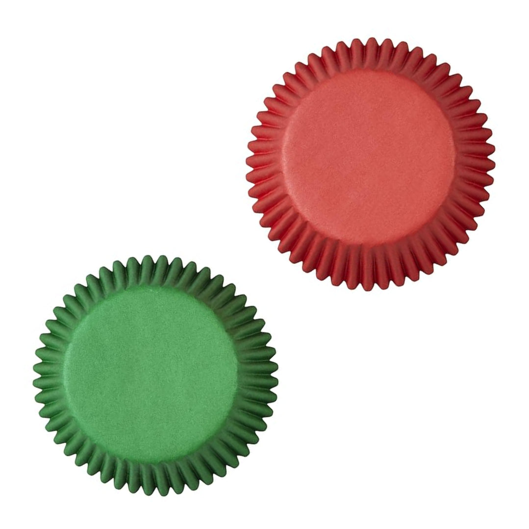 Mini Baking Cup- Red and Green 50ct