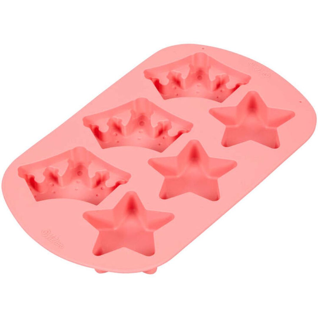 Treat Mould Star & Crown 6 cavity