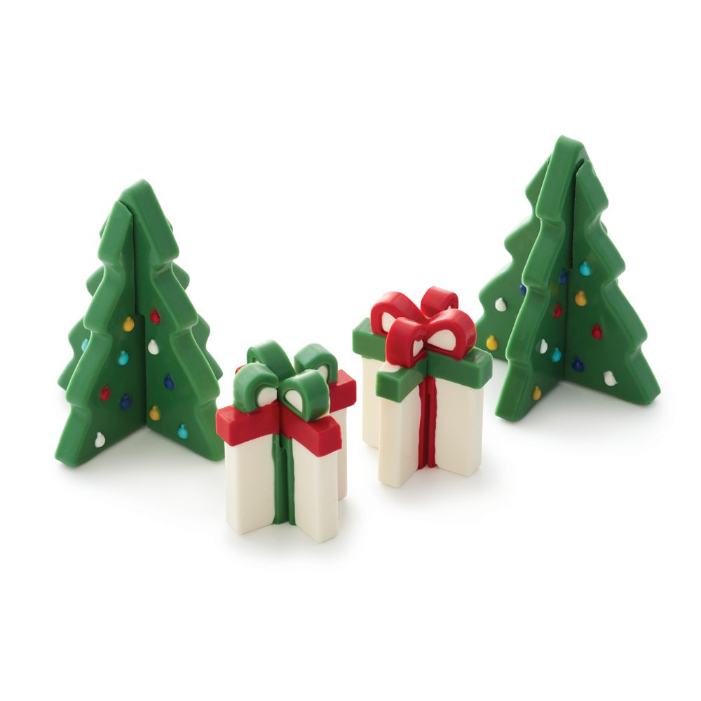 Present & Tree 3D Candy Mould