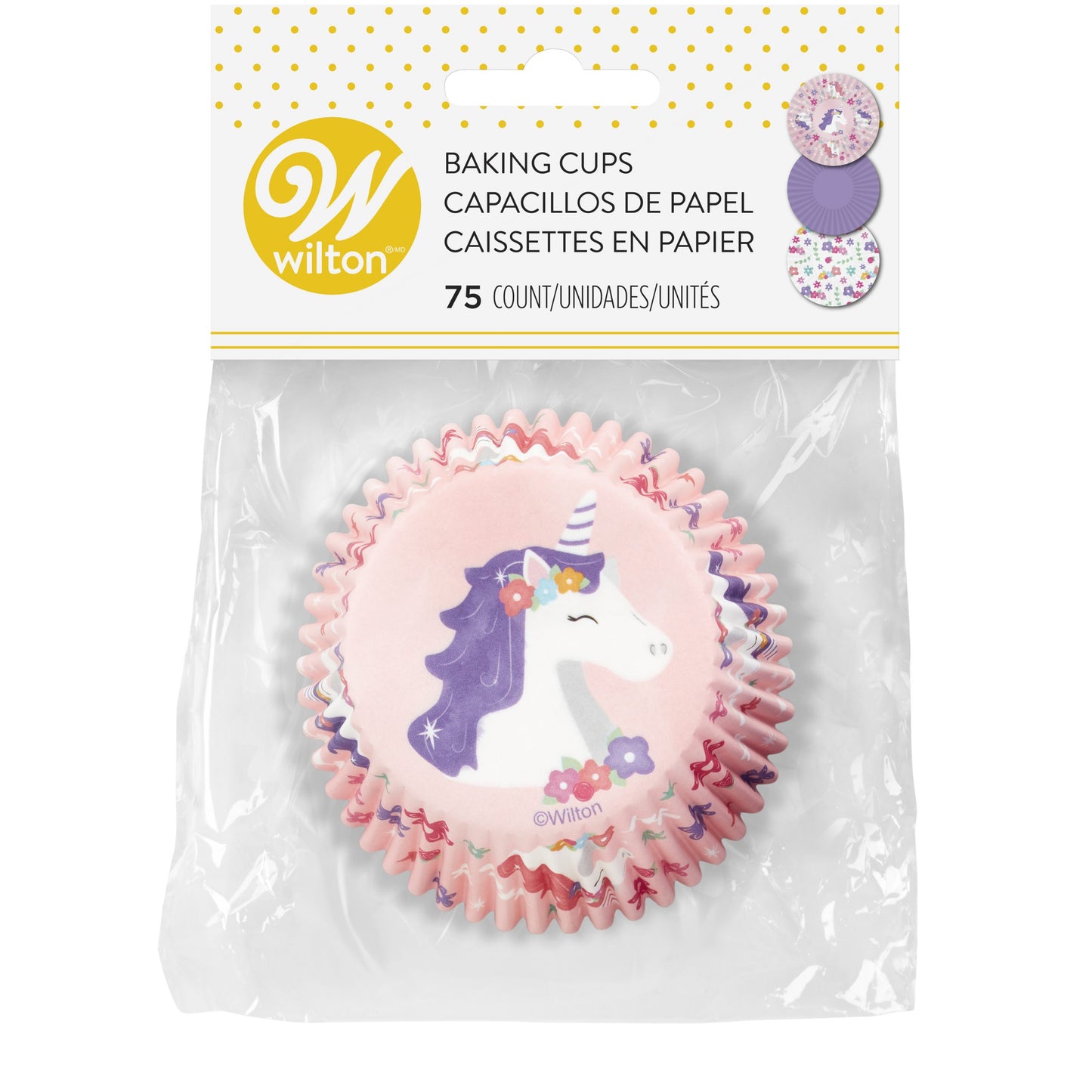Std Baking Cups- Unicorn 75ct