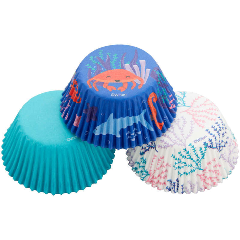 Std Baking Cups- Sea Life 75ct