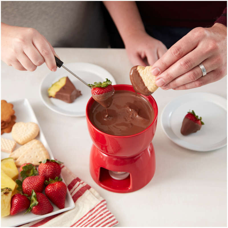 Valentine Ceramic Fondue Set
