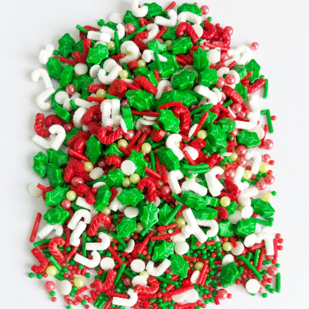 Holly & Candy Canes Mix