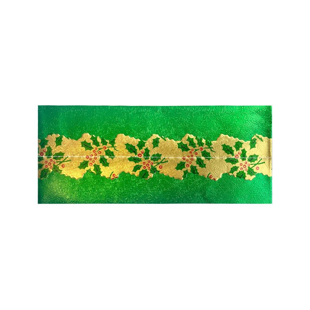 Cake Frill Plain with Holly Centre