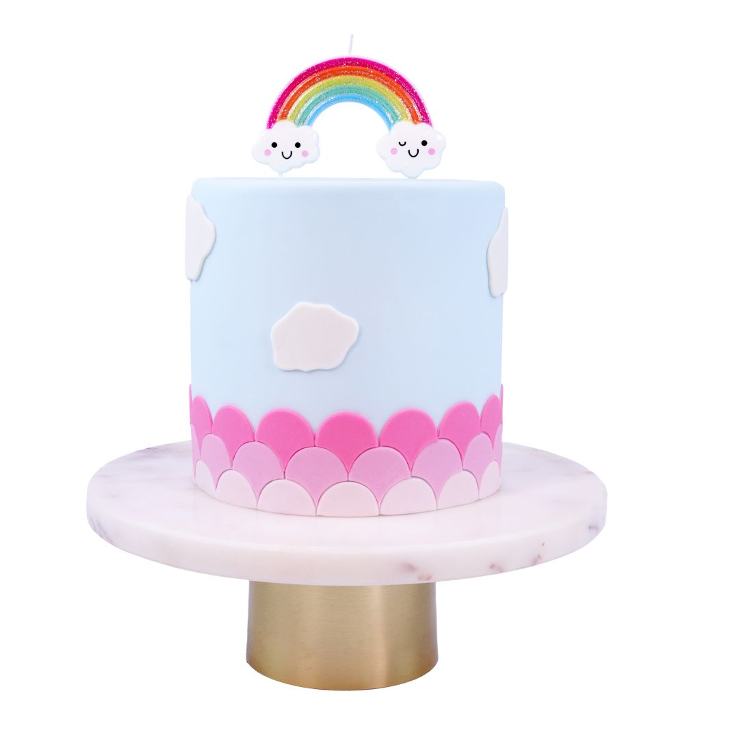 Candle Topper - Rainbow