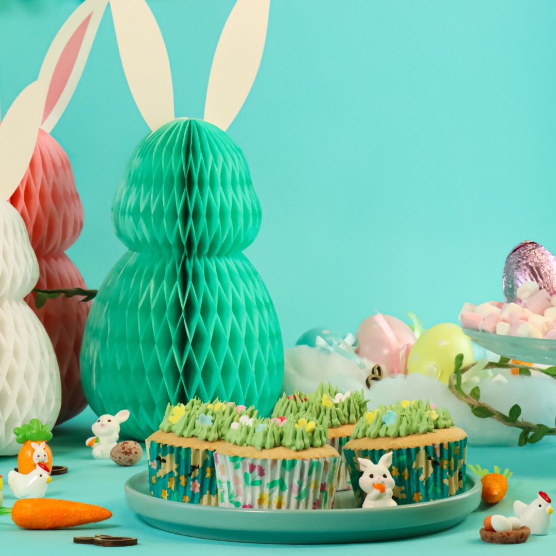 Foil-lined Cupcake Cases - Spring Meadow 60pk