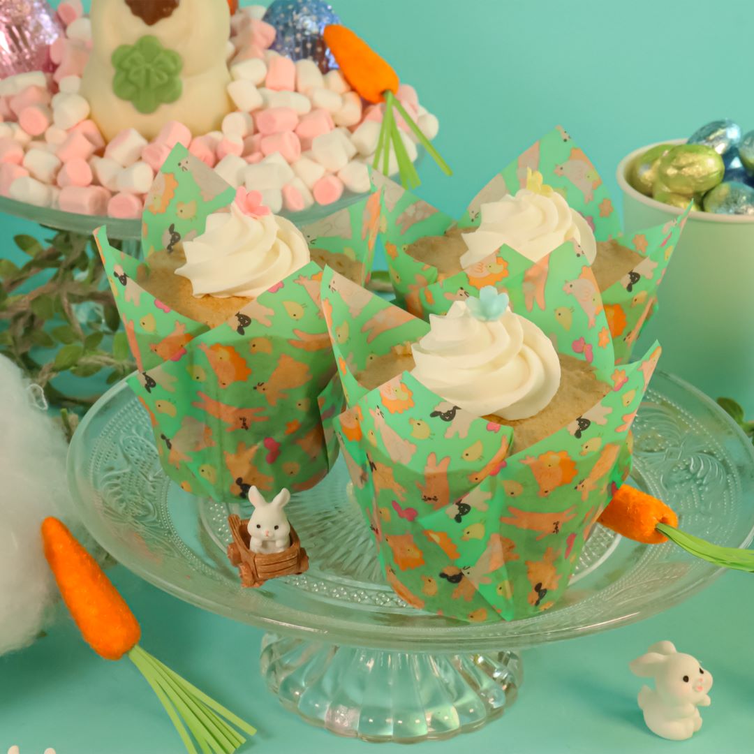 Tulip Muffin Cases - Easter Animals Set of 24
