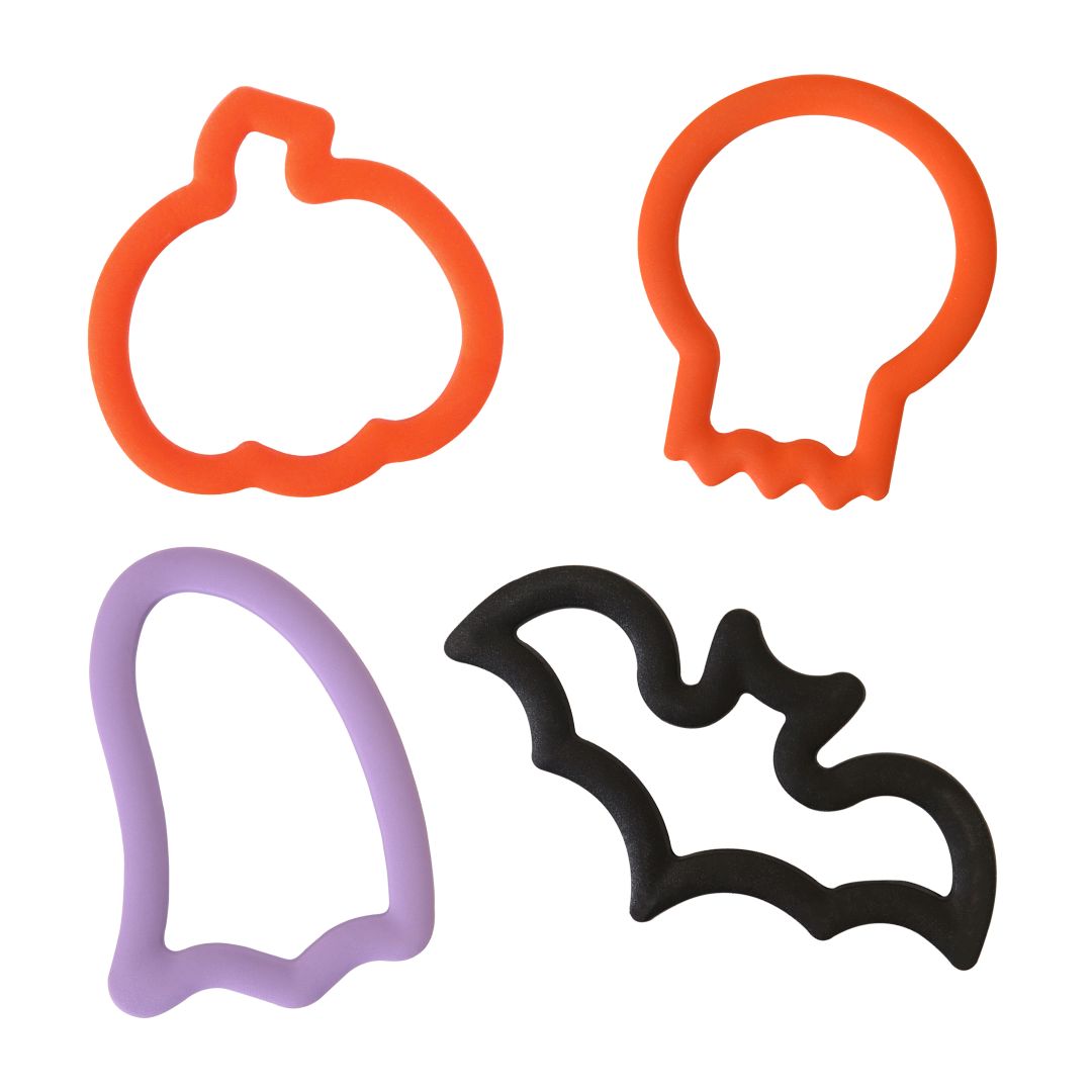 Halloween Cookie Cutters with Comfort Grip (Set of 4)