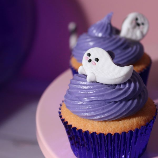 Edible Sugar Decorations - Friendly Ghosts 12pc