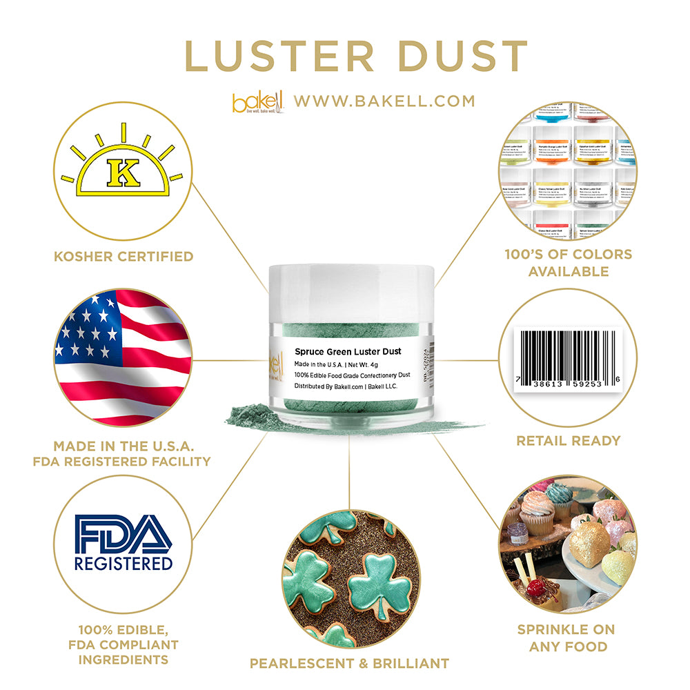 Lustre Dust- Spruce Green