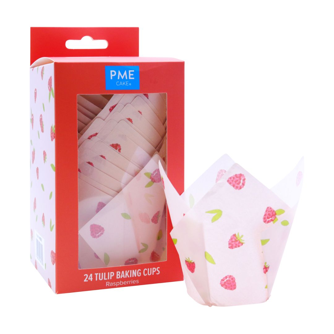 Muffin Cases - Raspberry 24pk