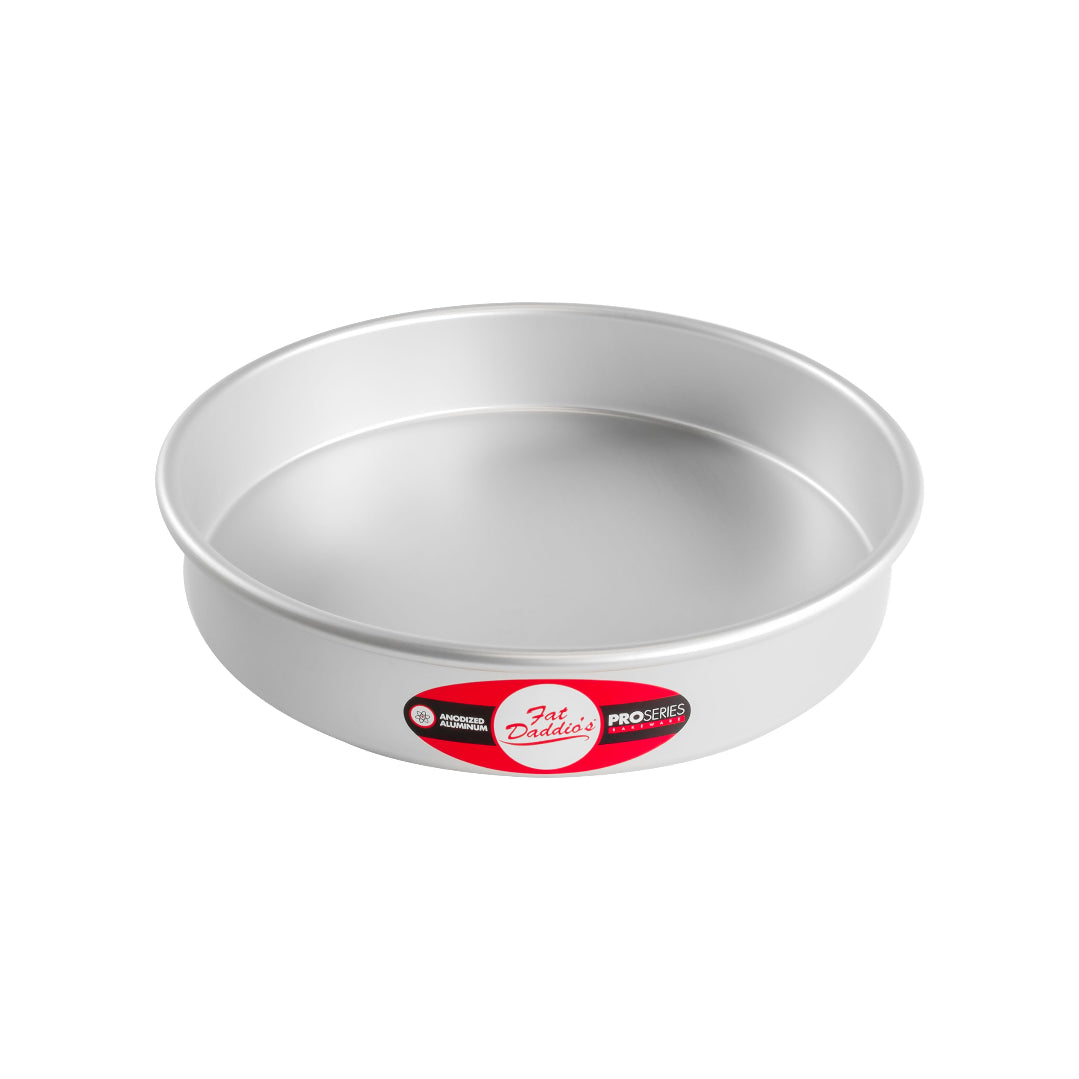 Round cake pan solid bottom 10 x 2