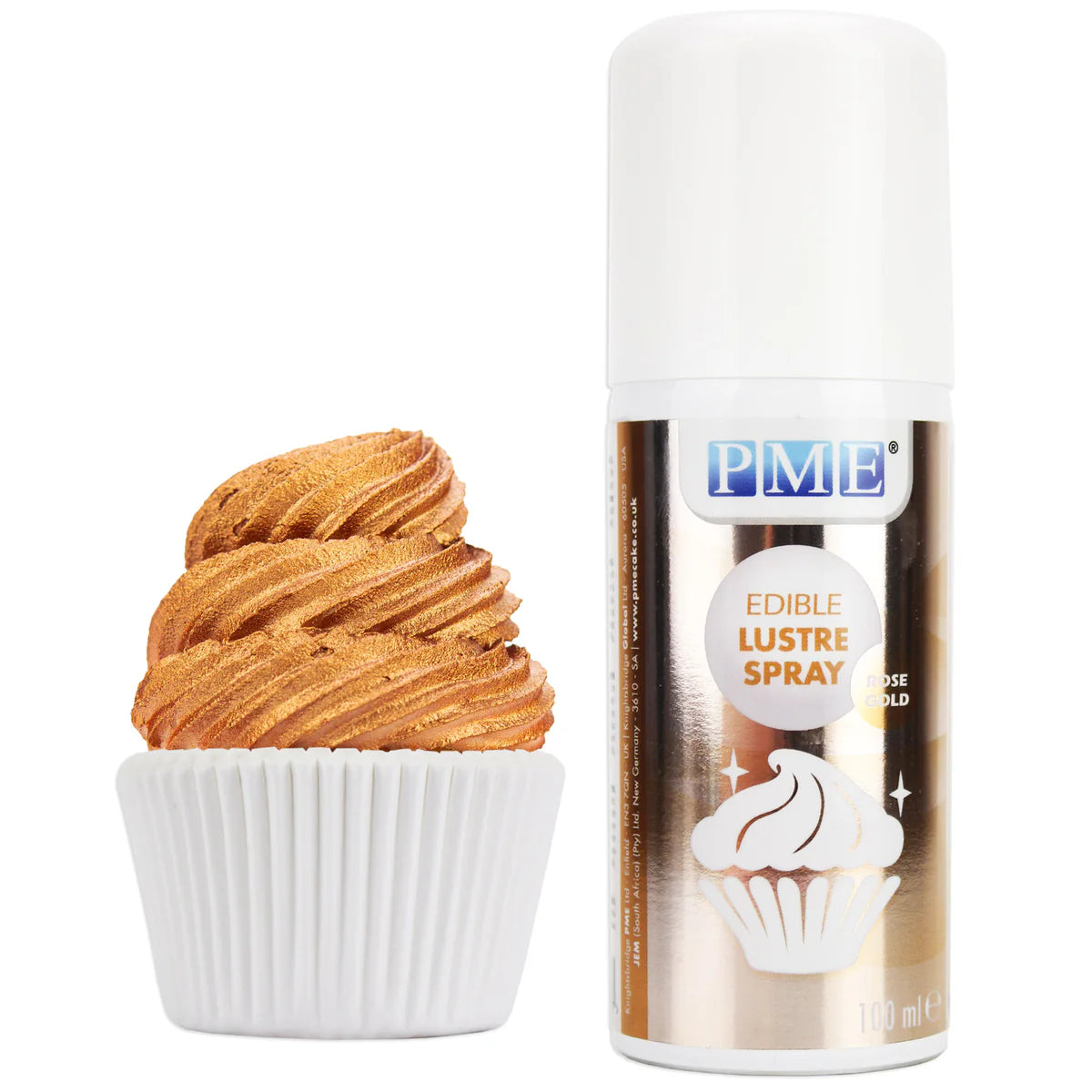 Edible Lustre Spray - Rose Gold 100ml