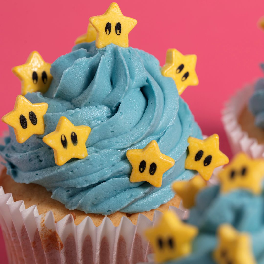 Yellow Stars Sprinkle Charms 25g