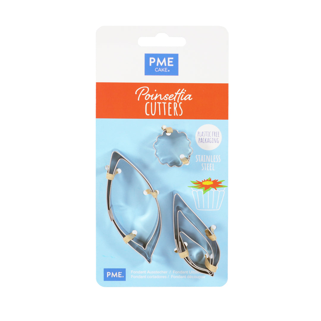 Poinsettia Cutter Set 6pc