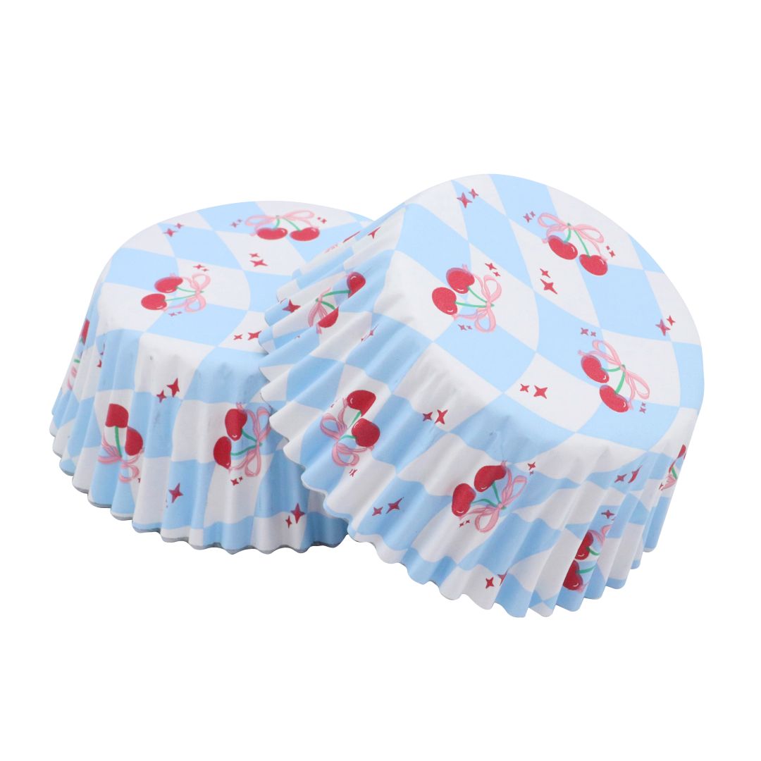 Cupcake Cases Foil Lined – Vintage Bow 30pk