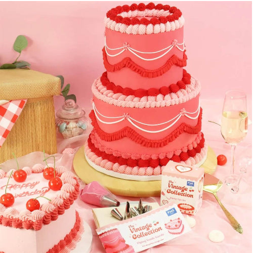 Vintage Cake Piping Tip 6pc