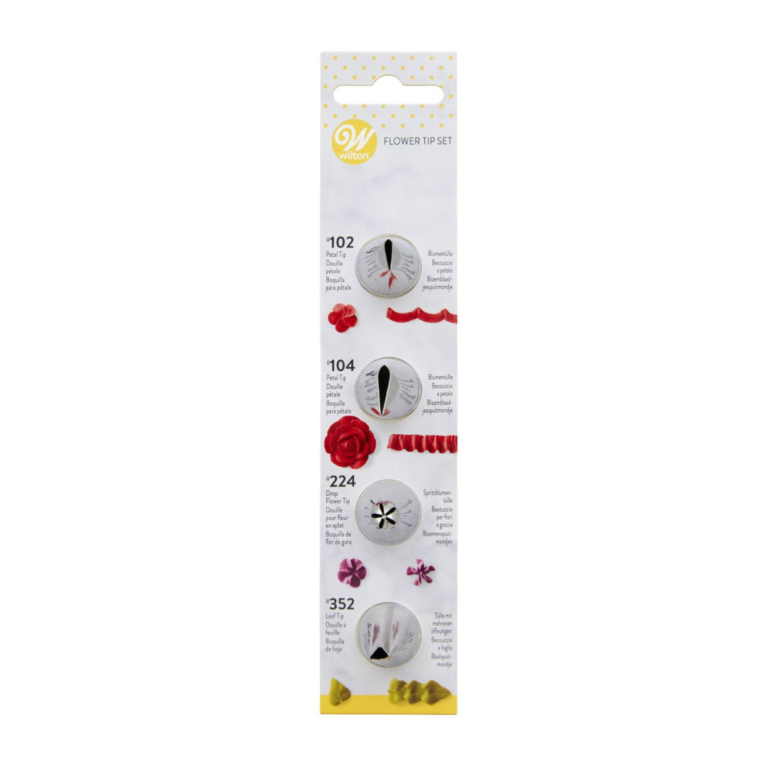 Petal & Flower Decorating Tip Set 4pc (cs)