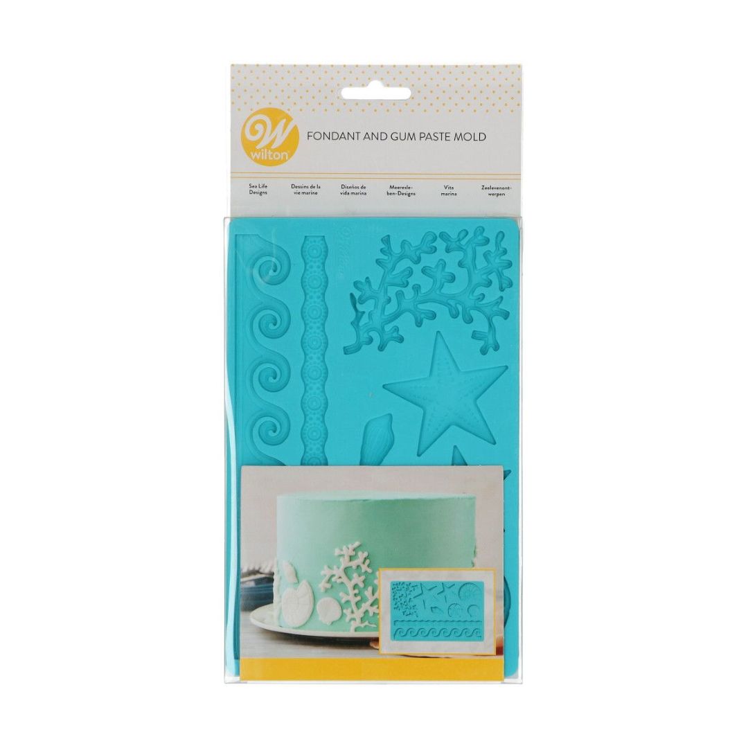 Fondant and Gum Paste Mould - Sea Life (new code)
