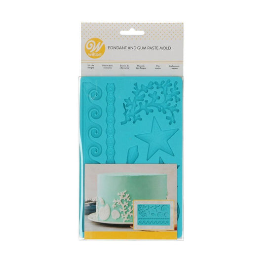 Fondant and Gum Paste Mould - Sea Life (new code)