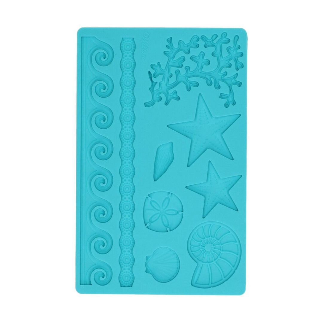 Fondant and Gum Paste Mould - Sea Life (new code)