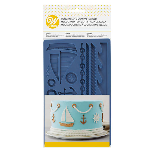 Fondant and Gum Paste Mould - Nautical (new code)