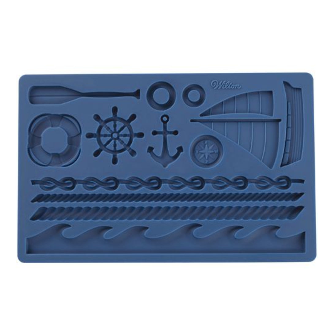 Fondant and Gum Paste Mould - Nautical (new code)