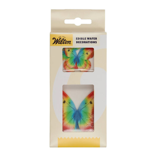 Edible Wafer Butterflies - Rainbow