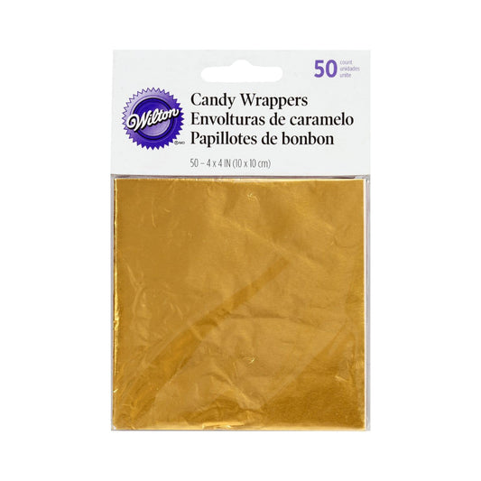 Gold Foil Wrappers 50pk