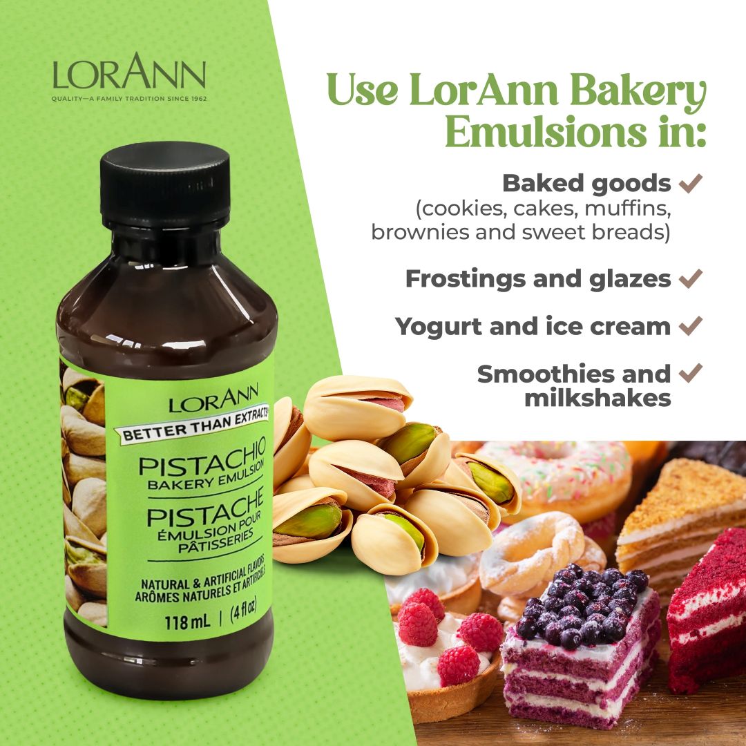 Bakery Emulsion- Pistachio 4oz