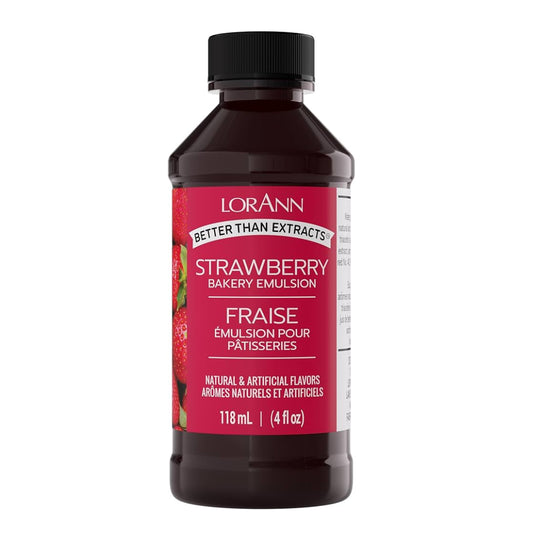 Bakery Emulsion- Strawberry 4oz