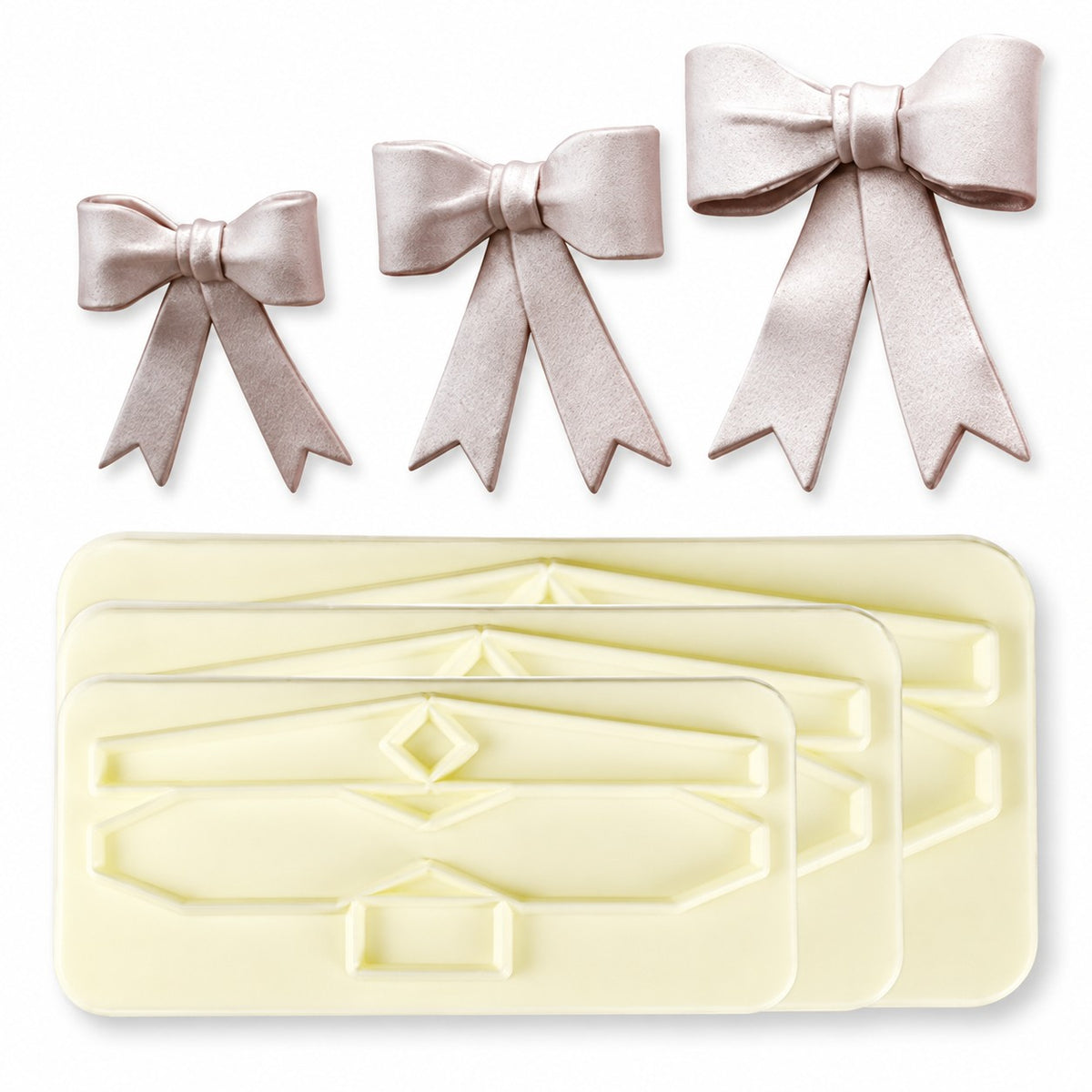 Large Bows Cutter Set 3
