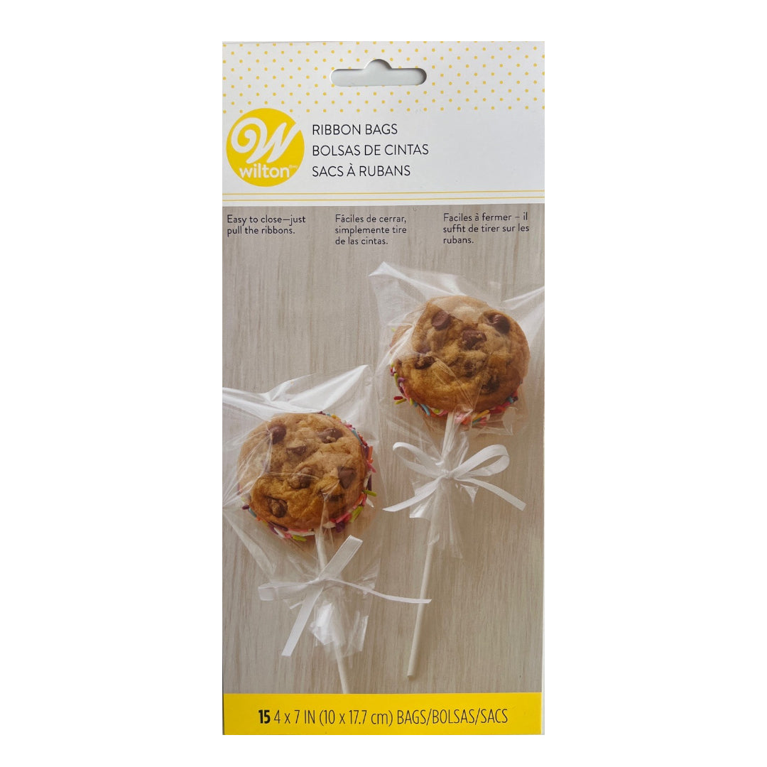 Drawstring Lollipop Bags 15pk