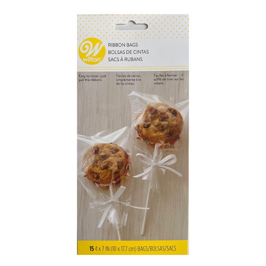 Drawstring Lollipop Bags 15pk