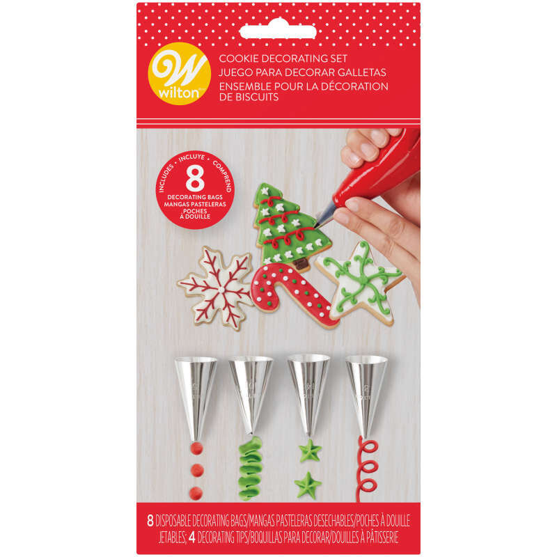 Cookie Decorating Set Xmas 12pc