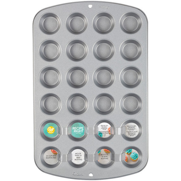Recipe Right Mini Muffin Pan 24 cup