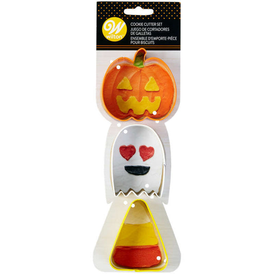 CC Set- Pumpkin Ghost Candy Corn 3pc