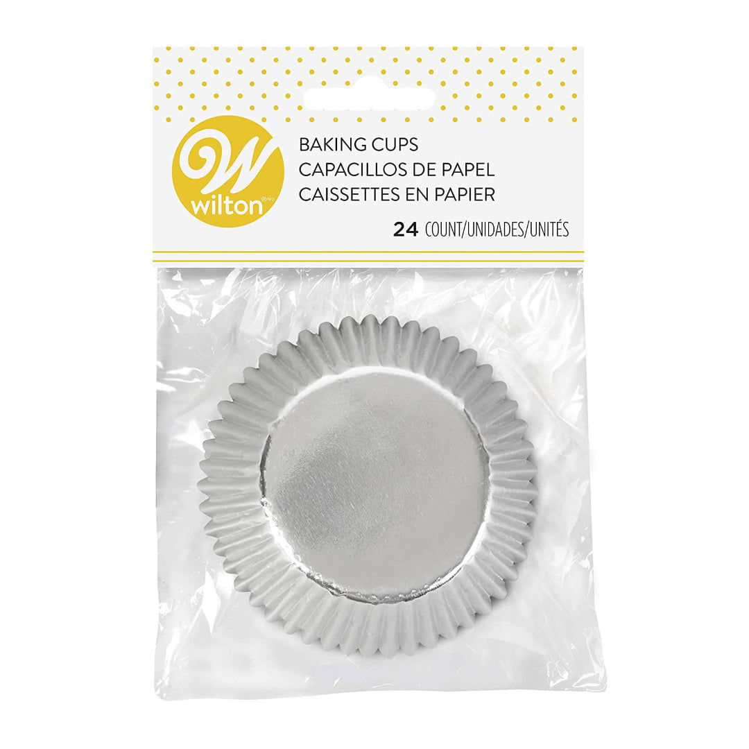 Std Baking Cups- Silver Foil 24ct