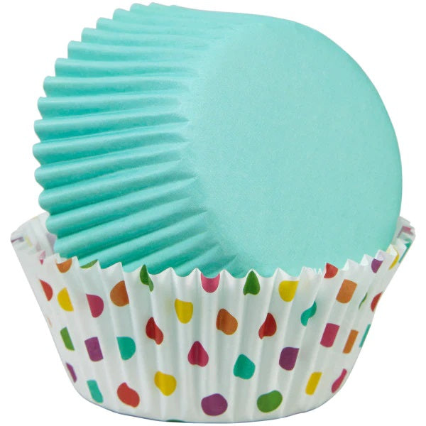 Std Baking Cups- Solid Dots 75ct
