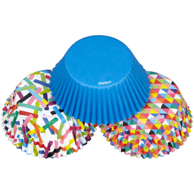 Std Baking Cups- Mixed Brights 75ct